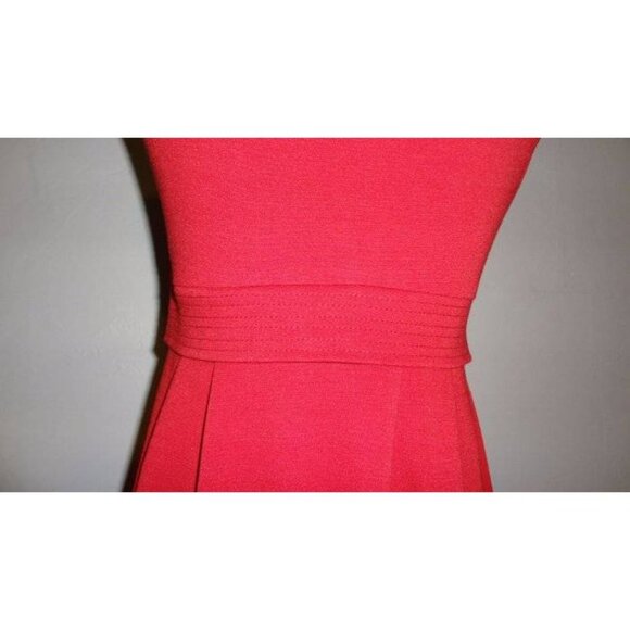 🆕 MUSE Classic Ponte Knit Dress Red 6 - Picture 5 of 10